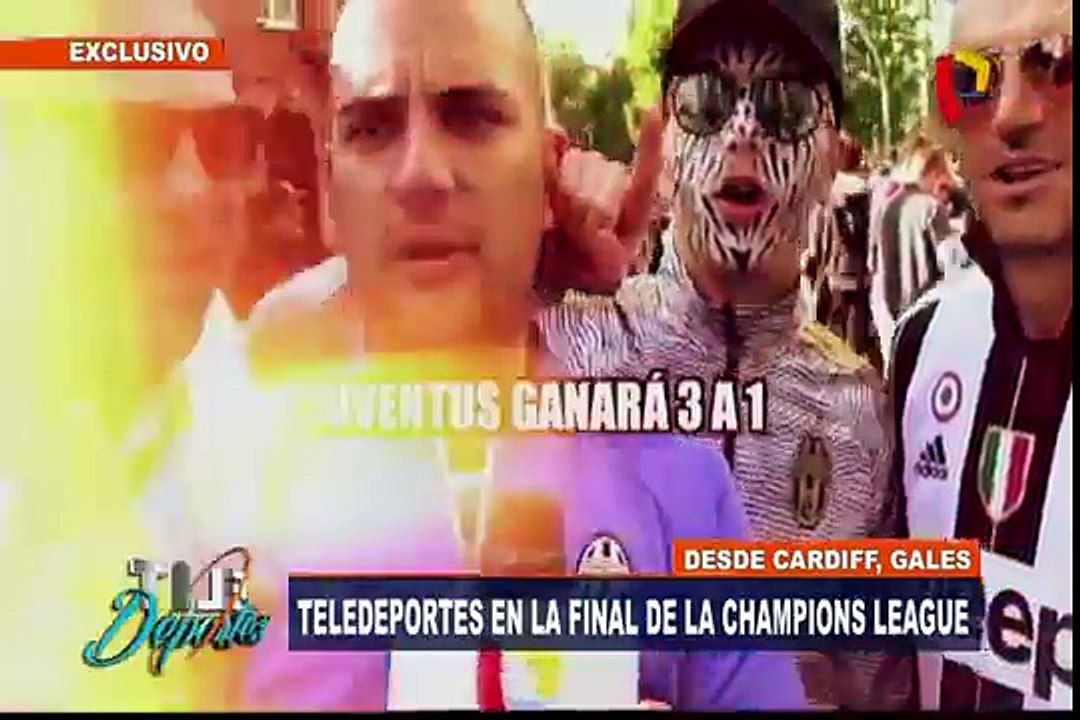 Teledeportes estuvo en la final  de la  Champions League