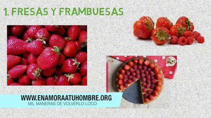 11 ALIMENTOS PARA AUMENTAR EL LIBIDO