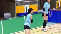 アクアフェアリーズ 吉川ひかる Hikaru Yoshikawa　vs 熊本 試合前練習　2016 Vサマーリーグ 2016.7.2