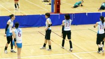 アクアフェアリーズ 吉川ひかる Hikaru Yoshikawa　試合前ストレッチ⑪　2016 Vサマーリーグ 2016.7.2