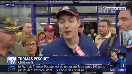 "L'équivalent de quelques tonneaux sur l'autoroute". Pesquet décrit son atterrissage sur Terre