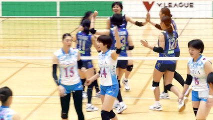 アクアフェアリーズ 大盛梢 Kozue Ohmori   vs久光製薬 1st SET 2016 Vサマーリーグ 2016.7.1