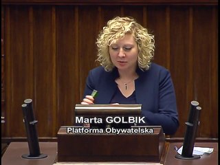 Poseł Marta Golbik - Wystąpienie z dnia 25 maja 2017 roku.