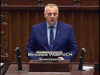Poseł Mirosław Pampuch - Wystąpienie z dnia 25 maja 2017 roku.