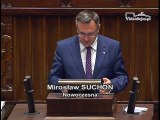 Poseł Mirosław Suchoń - Wystąpienie z dnia 25 maja 2017 roku.