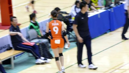 バレー界屈指の美貌とスタイル！　戸田さやか　プレステージ・インターナショナル・アランマーレ　2016.07.01