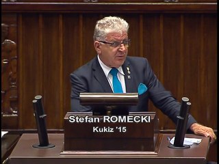 Poseł Stefan Romecki - Wystąpienie z dnia 25 maja 2017 roku.