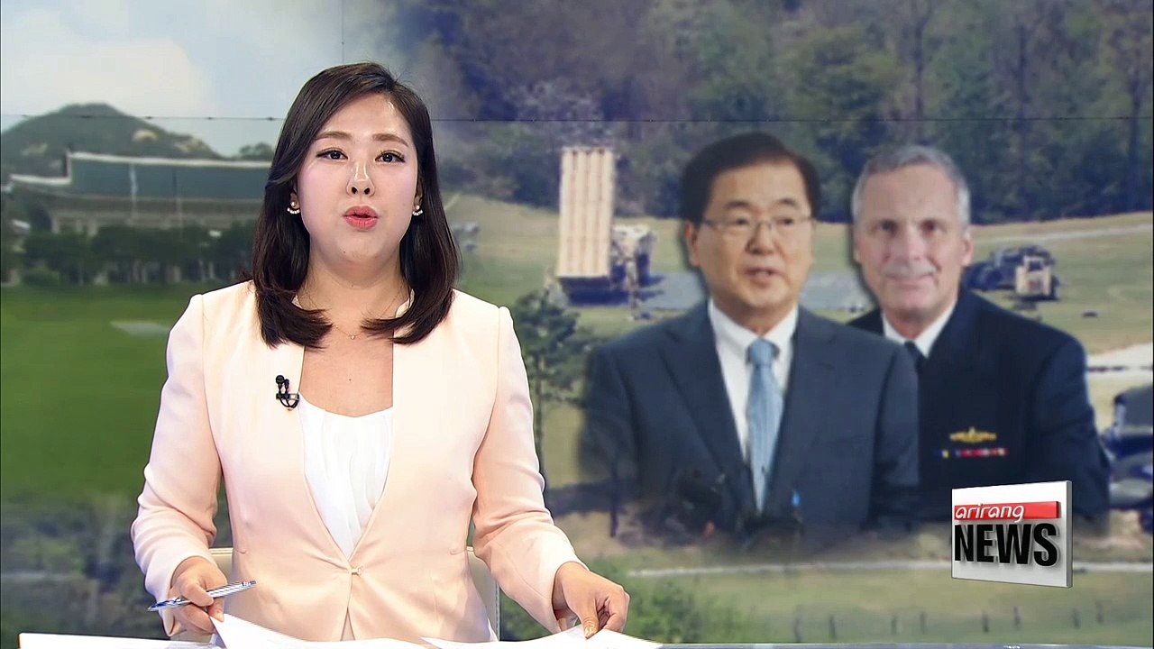 President Moon's national security adviser to meet with head of U.S. missile defense agency