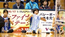 久光製薬 石井優希　Yuki Ishii　vs トヨタ車体　試合後ストレッチ　2016.11.20