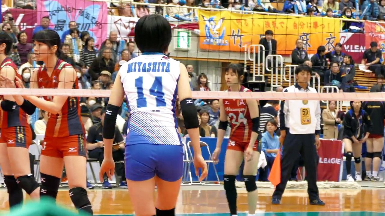 岡山 宮下遥　Haruka Miyashita　vs 久光製薬 4th Set　2017.01.08