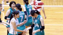 第58回近畿総合 JTマーヴェラス 橘井友香 Yuka Kitsui  vs 和歌山信愛 1st SET　2016.9.3