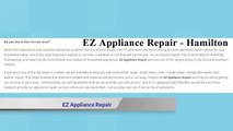 Refrigerator Repair Hamilton - EZ Appliance Repair (289) 639-2024