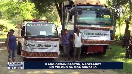 Ilang organisasyon, nagpaabot ng tulong sa mga sundalo