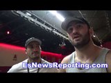 Murat Gassiev After His Win & Ring Girl Surprised Najib Fighting Kovalev! esnews boxing