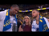 Stephen Curry & Kevin Durant Postgame Interview | Cavaliers vs Warriors | Game 2 | 2017 NBA Finals