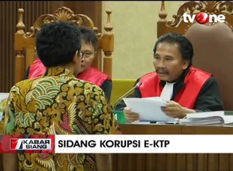 Sidang Korupsi E-KTP Hadirkan Tiga Orang Ahli