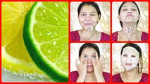 How to do facial at home for instant bright fair glowing skin-very effective lemon facial