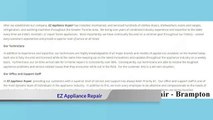 Refrigerator Repair Brampton ON - EZ Appliance Repair (289) 201-4406