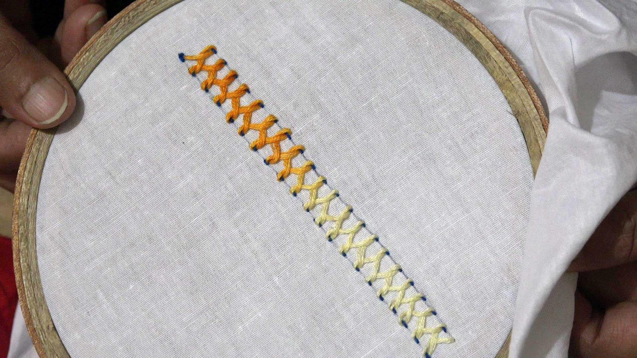 Hand Stitch :For Border