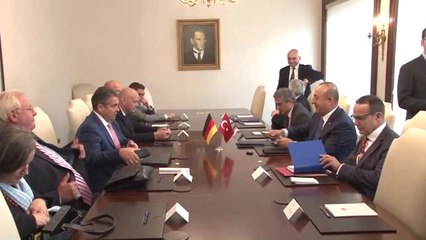 Çavuşoğlu-Gabriel - Heyetlerarası Görüşme