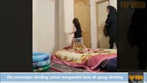 34.Heboh Spiderman di Dunia Nyata Terbaru, Video Aksi Perempuan Cilik Memanjat Dinding Ini Jadi Viral