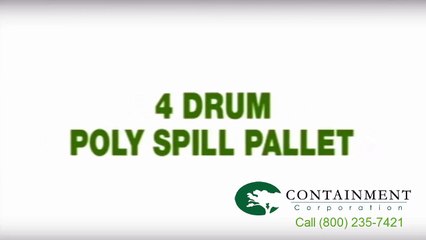 4-Drum Spill pallets - Containment Corporation