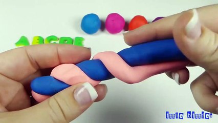 ᴴᴰ ABCDEFGHIJKLMNOPQRSTearn Alphabet Letters with Modeling Clay Play Doh