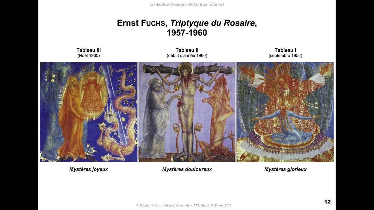 CEP - Le sacrilège dévastateur (Mt 24, 15) est-il à Vienne ? Ce que recèle une oeuvre d'art moderne - David Penot