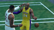 NBA 2K16 Kobe gets smacked by Lebron