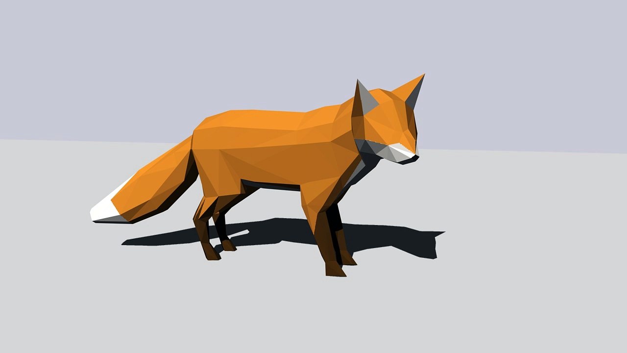 Fox 3d animation