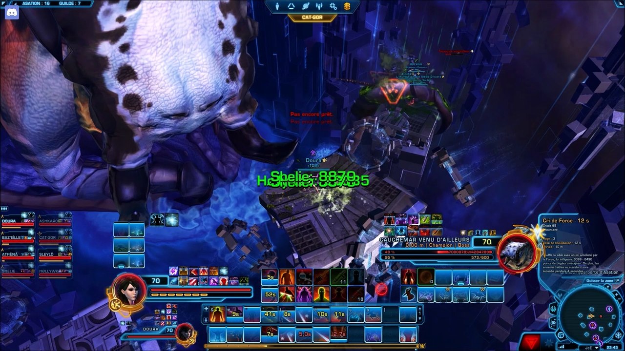 [SWTOR 5.2]  GUILDE TDM _ CAUCHEMAR VENU D'AILLEUR 8 HM _ CAUCHEMAR VENU D'AILLEUR (TANK)