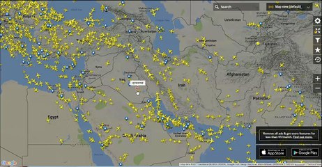 طائرات قطر حائرة فى سماء إيران وتركيا