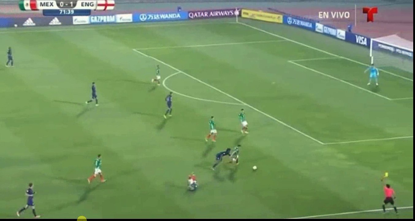 Joshua Onomah Red Card - Mexico U20 vs England U20 0-1 05.06.2017 (HD)
