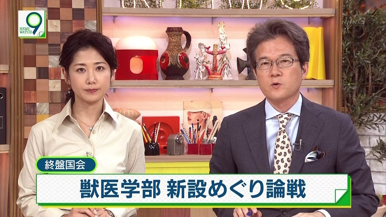 ＮＨＫ　終盤国会　獣医学部新設めぐり論戦