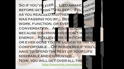 Reasons for Not Being Able to Sleep