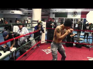 Ivan Najera open workout at Mendez Gym