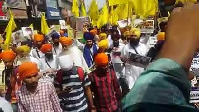 ਸ਼੍ਰੋਮਣੀ ਅਕਾਲੀ ਦਲ ਅੰਮ੍ਰਿਤਸਰ ਵੱਲੋਂ ਗੁ.ਲੋਹਗੜ ਸਾਹਿਬ ਤੋਂ ਸ੍ਰੀ ਅਕਾਲ ਤਖ਼ਤ ਸਾਹਿਬ ਤੱਕ 'ਸ਼ਹੀਦੀ ਯਾਦਗਾਰੀ ਮਾਰਚ' June84