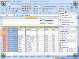 MS Excel 2007 Tutorial in Hindi   Home Tab Cells Block Inse