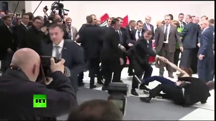 A fierce attack on Russian President Vladimir Putin
