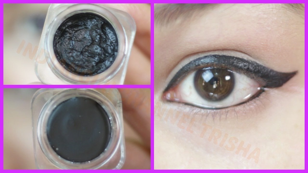How to make kajal or gel liner at home- Smudge Free, Waterproof, Long Lasting, Dark Black