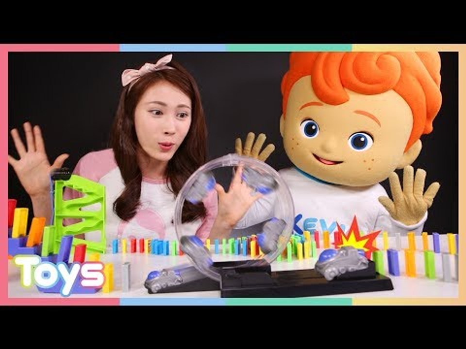 [캐리] 꼬마 캐빈과 좌충우돌 미스터 도미노 쌓기 놀이 l 캐리와장난감친구들