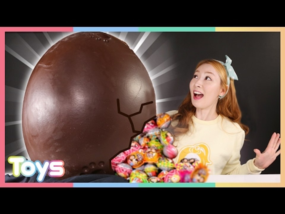 엘리의 밸런타인데이 대형 초콜릿 서프라이즈 에그 시크릿 프렌즈 알까기 놀이 Carri...