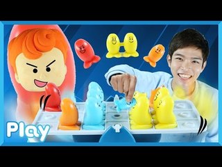 캐빈과 꼬마 캐빈의 밸런스 빈즈 균형잡기 퍼즐 대결 놀이 l 캐리앤 플레이