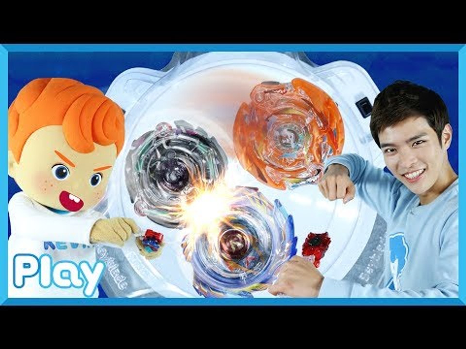 캐빈과 꼬마 캐빈의 불꽃튀는 팽이대결! 신제품 크라이스 사탄의 주인은 누구? | 캐리...
