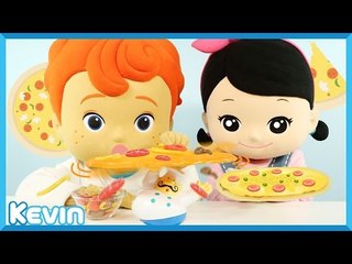 캐빈과 캐리의 아슬아슬 피자 보드게임 장난감 놀이  l 캐리 앤 플레이