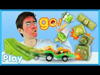 캐빈의 앵그리버드 고 젠가 보드게임 미션 놀이 분장 벌칙 l 캐리앤 플레이