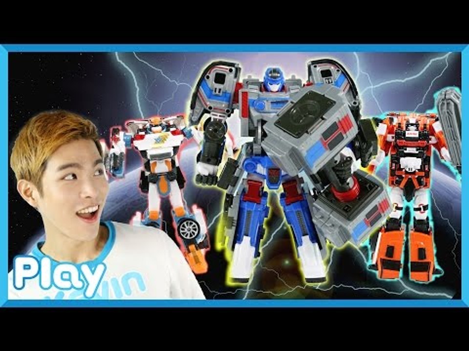 캐빈의 애슬론 또봇 메트론 앰뷸런 장고 장난감 로봇 변신 놀이 l 캐리앤 플레이