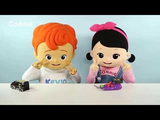 캐빈과 캐리의 공포의 발 보드게임 대결 놀이 l 캐리 앤 플레이