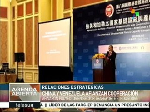Estrechan lazos de cooperación estratégica Venezuela y China