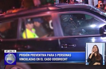 Prisión preventiva para cinco personas vinculadas en el caso Odebrecht
